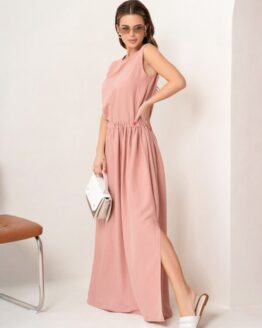 Фото вещи ISSA Plus Платье макси (14063_pink) Женское, цвет - Розовый, материал - Полиэстер