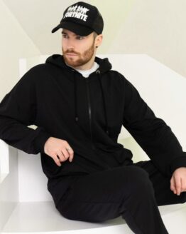 Фото вещи ISSA Plus Спортивный костюм (GN-531_black) Мужское, цвет - Чёрный, материал - Хлопок/полиэстер