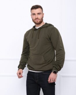 Фото вещи ISSA Plus Худи (GN-417_khaki) Мужское, цвет - Хаки, материал - Хлопок