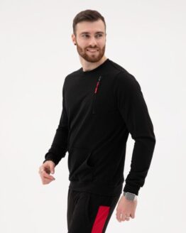 Фото вещи ISSA Plus Свитшот (SG-10_black) Мужское, цвет - Чёрный, материал - Хлопок