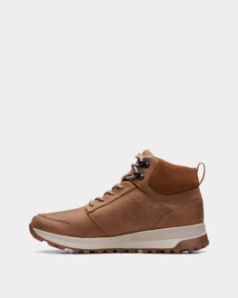 Фото вещи Clarks Atl Trek Up Waterproof Ботинки (OM3686) Мужское, цвет - Коричневый, материал - Кожа