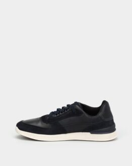 Фото вещи Clarks RaceLite Кроссовки (OM3822) Мужское, цвет - Тёмно-синий, материал - Кожа