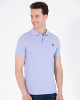 Фото вещи US Polo Поло (G081GL011.000.1570718.VR036) Мужское цвет - Синий материал - Хлопок