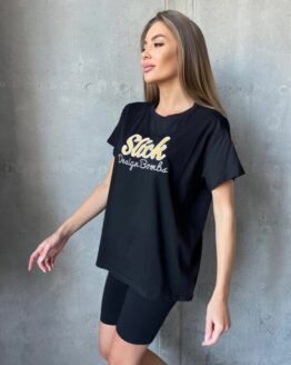 Фото вещи ISSA Plus Футболка (WN20-501_black) Женское, цвет - Чёрный, материал - Вискоза