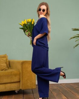 Фото вещи ISSA Plus Костюм (13747_blue) Женское, цвет - Синий, материал - Полиэстер
