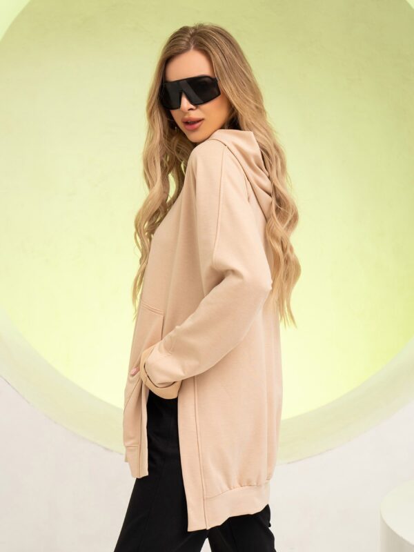 ISSA Plus Худи (13743_beige) Женское, цвет - Бежевый, материал - Хлопок Фото вещи ISSA Plus Худи (13743_beige) Женское, цвет - Бежевый, материал - Хлопок