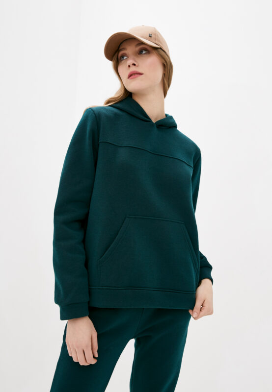 ISSA Plus Спортивный костюм (11088_darkgreen) Женское, цвет - Зелёный, материал - Хлопок/полиэстер Фото вещи ISSA Plus Спортивный костюм (11088_darkgreen) Женское, цвет - Зелёный, материал - Хлопок/полиэстер