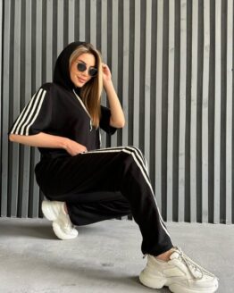 Фото вещи ISSA Plus Спортивный костюм (13950_black) Женское, цвет - Чёрный, материал - Хлопок