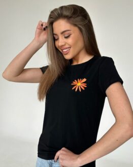 Фото вещи ISSA Plus Футболка (WN20-446_black) Женское, цвет - Чёрный, материал - Хлопок/вискоза