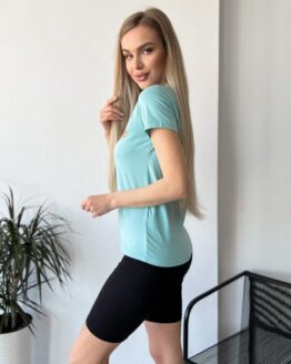 Фото вещи ISSA Plus Футболка (WN20-446_turquoise) Женское, цвет - Бирюзовый, материал - Хлопок/вискоза