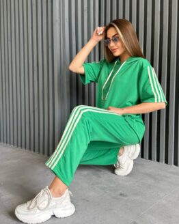 Фото вещи ISSA Plus Спортивный костюм (13950_green) Женское, цвет - Зелёный, материал - Хлопок