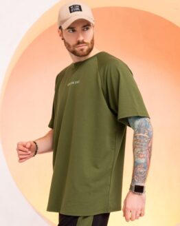 Фото вещи ISSA Plus Футболка (GN-523_khaki) Мужское, цвет - Хаки, материал - Хлопок/полиэстер