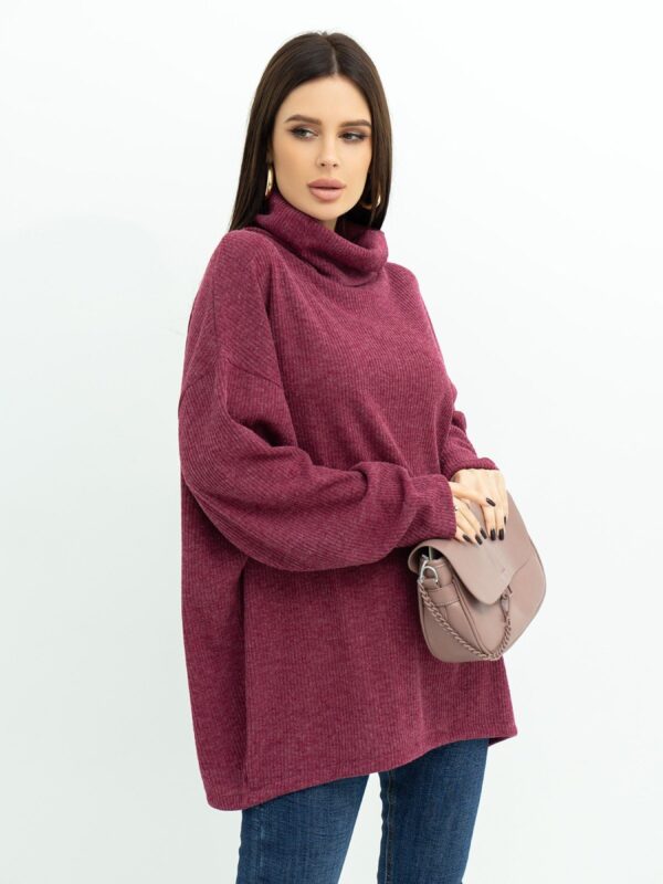 ISSA Plus Свитер (13621_burgundy) Женское, цвет - Бордовый, материал - Шерсть Фото вещи ISSA Plus Свитер (13621_burgundy) Женское, цвет - Бордовый, материал - Шерсть