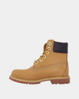 Фото вещи Timberland PREMIUM 6-INCH WATERPROOF Ботинки (TG2325) Женское, цвет - Жёлтый, материал - Нубук