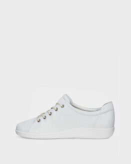 Фото вещи ECCO Soft 2.0 Кеды низкие (ZW7096) Женское, цвет - Белый, материал - Кожа