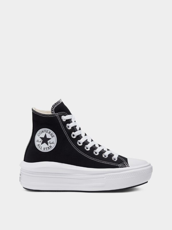 CONVERSE Chuck Taylor All Star MOVE Кеды высокие (CB394) Женское, цвет - Чёрный, материал - Текстиль Фото вещи CONVERSE Chuck Taylor All Star MOVE Кеды высокие (CB394) Женское, цвет - Чёрный, материал - Текстиль