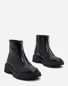 Фото вещи ISSA Plus Ботинки (OB2-369_black) Женское, цвет - Чёрный, материал - Кожа