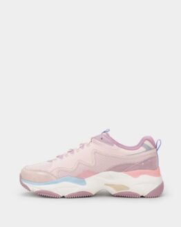 Фото вещи Skechers Lander S - Petal Pusher Кроссовки (KW7319) Женское, цвет - Розовый, материал - Кожа/искусственная кожа