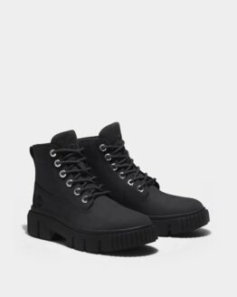 Фото вещи Timberland Greyfield Leather Boot Ботинки (TG2984) Женское, цвет - Чёрный, материал - Нубук
