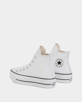 Фото вещи CONVERSE Chuck Taylor All Star Lift Кеды высокие (CB419) Женское, цвет - Белый, материал - Кожа