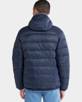 Фото вещи Timberland Garfield Hooded Puffer Демисезонная куртка (TH6404) Мужское, цвет - Синий, материал - Нейлон