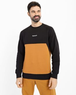 Фото вещи Timberland Felpa Cut-and-Sew Свитшот (TH6977) Мужское цвет - Чёрный материал - Хлопок/полиэстер