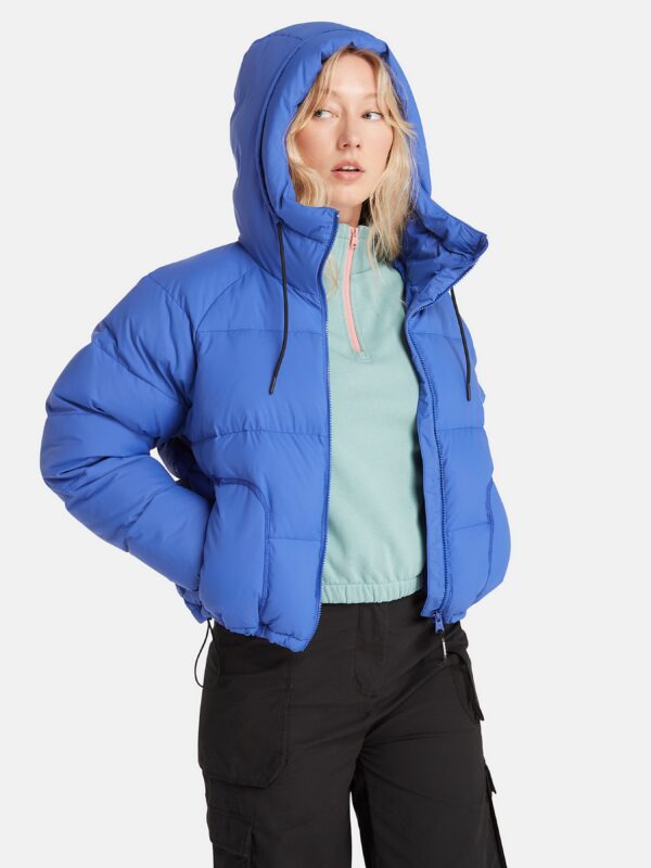 Timberland RECYCLED DOWN Зимняя куртка (TH7286) Женское, цвет - Синий, материал - Нейлон Фото вещи Timberland RECYCLED DOWN Зимняя куртка (TH7286) Женское, цвет - Синий, материал - Нейлон