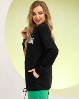 Фото вещи ISSA Plus Свитшот (13734_black) Женское, цвет - Чёрный, материал - Хлопок