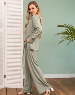 Фото вещи ISSA Plus Костюм (13746_olive) Женское, цвет - Оливковый, материал - Полиэстер
