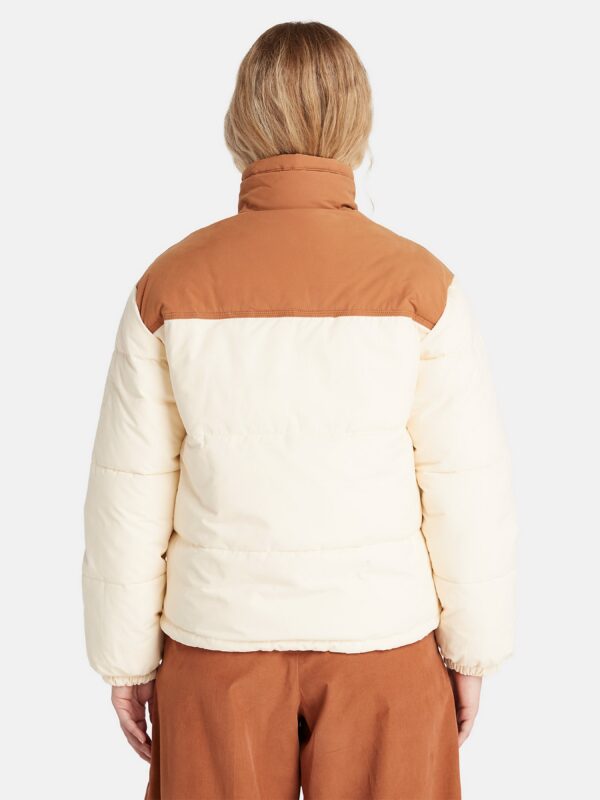 Timberland Mountain Welsh Puffer Зимняя куртка (TH7288) Женское, цвет - Белый, материал - Хлопок Фото вещи Timberland Mountain Welsh Puffer Зимняя куртка (TH7288) Женское, цвет - Белый, материал - Хлопок