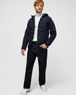 Фото вещи JACK & JONES Ветровка (JNJ244) Мужское, цвет - Тёмно-синий, материал - Полиэстер