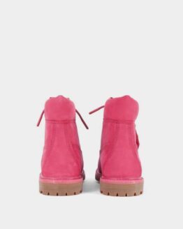 Фото вещи Timberland Premium 6-Inch Waterproof Ботинки (TG3158) Женское, цвет - Розовый, материал - Нубук