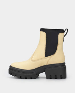 Фото вещи Timberland Everleigh Chelsea Челси (TG3111) Женское, цвет - Бежевый, материал - Нубук/текстиль