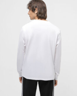 Фото вещи Timberland LS Ski School Printed Stack Logo Tee Лонгслив (TH7206) Мужское цвет - Белый материал - Хлопок