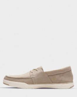 Фото вещи Clarks Step Isle Base Полуботинки (OM3160) Мужское, цвет - Серый, материал - Текстиль