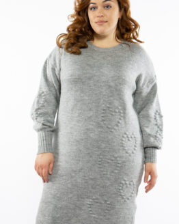 Фото вещи Вязаная женская туника 120PRZGR020  (Синий)(L-XL)