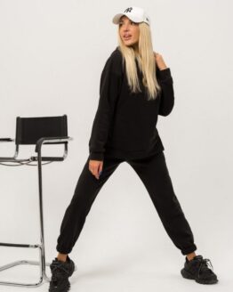 Фото вещи ISSA Plus Спортивный костюм (12955_black) Женское, цвет - Чёрный, материал - Хлопок