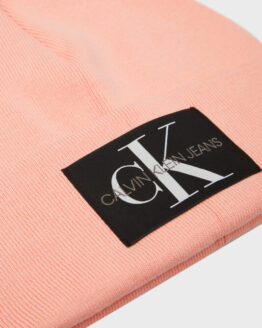 Фото вещи Женская розовая шапка BEANIE MONOGRAM Розовый ONESIZE Calvin Klein Jeans K60K608272