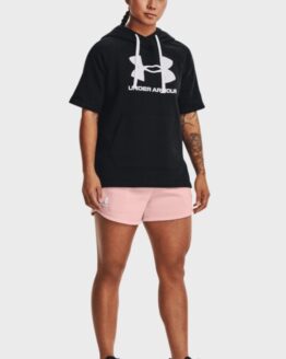 Фото вещи Женские розовые шорты Rival Fleece Short Розовый S Under Armour 1369858-676