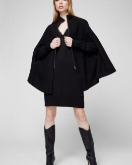 Фото вещи Женское черное шерстяное пончо SURY Черный XS Pepe Jeans PL402005