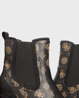 Фото вещи Женские черные кожаные ботильоны SABINA brown Черный 40 Guess FL7SABLEA10