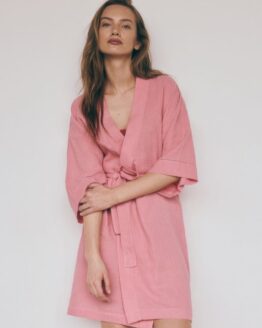 Фото вещи Reserved - LADIES` DRESSING GOWN - рожевий - 1708Y-30X